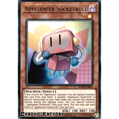 BLAR-EN035 Appliancer Socketroll Ultra Rare 1st Edition NM