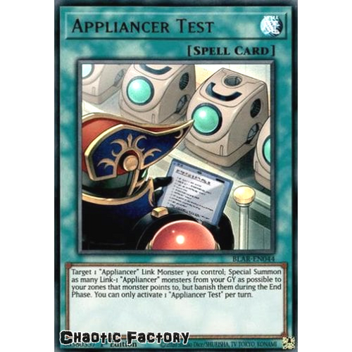 BLAR-EN044 Appliancer Test Ultra Rare 1st Edition NM
