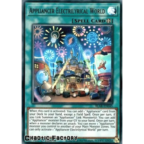 BLAR-EN045 Appliancer Electrilyrical World Ultra Rare 1st Edition NM
