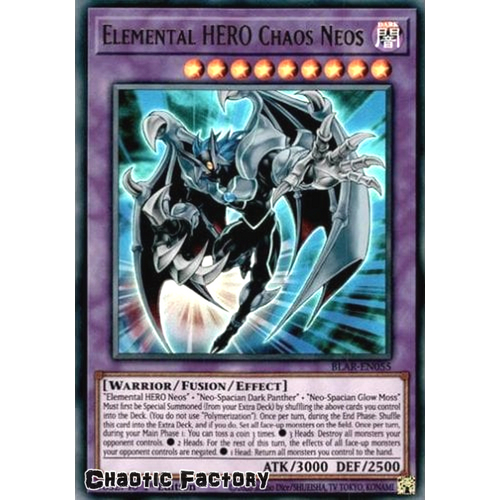 BLAR-EN055 Elemental HERO Chaos Neos Ultra Rare 1st Edition NM
