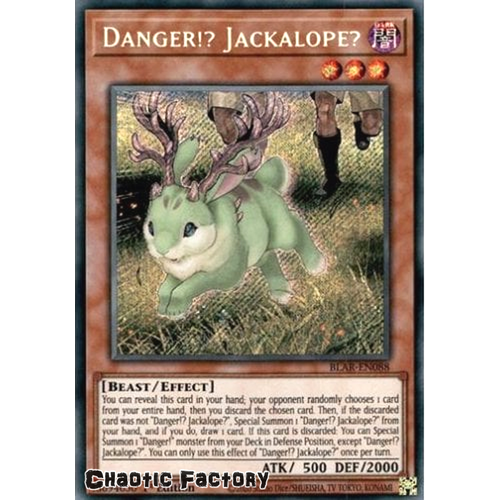 BLAR-EN088 Danger!? Jackalope? Secret Rare 1st Edition NM