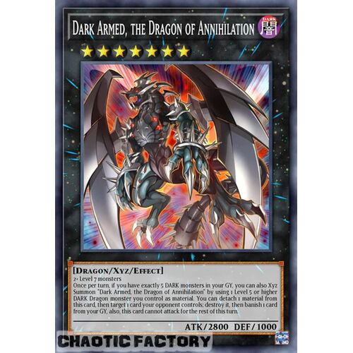 BLC1-EN006 Dark Armed, the Dragon of Annihilation Secret Rare 1st Edition NM