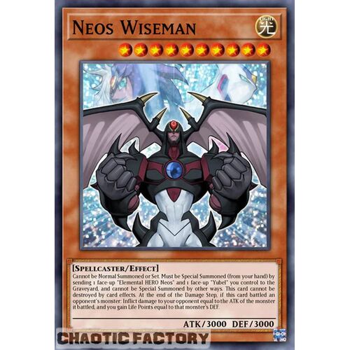 BLC1-EN007 Neos Wiseman Secret Rare 1st Edition NM