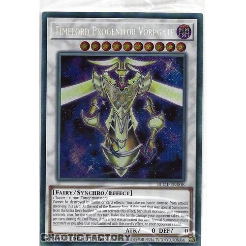 BLC1-EN008 Timelord Progenitor Vorpgate Secret Rare 1st Edition NM