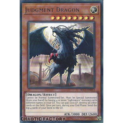SILVER ULTRA RARE BLC1-EN012 Judgment Dragon 1st Edition NM