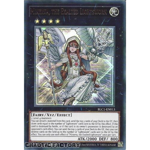 BLC1-EN013 Minerva, the Exalted Lightsworn Ultra Rare 1st Edition NM