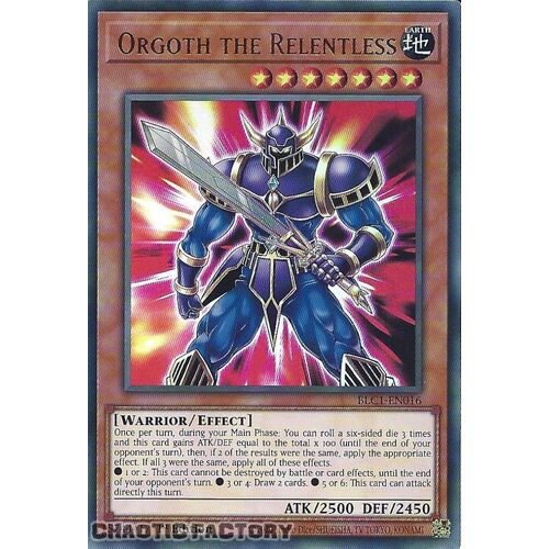 BLC1-EN016 Orgoth the Relentless Ultra Rare 1st Edition NM