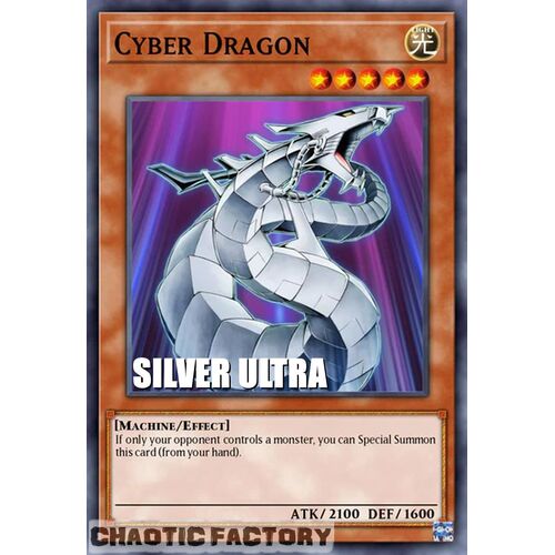 SILVER ULTRA RARE BLC1-EN020 Cyber Dragon 1st Edition NM