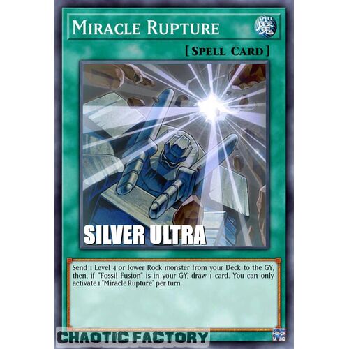 SILVER ULTRA RARE BLC1-EN025 Miracle Rupture 1st Edition NM