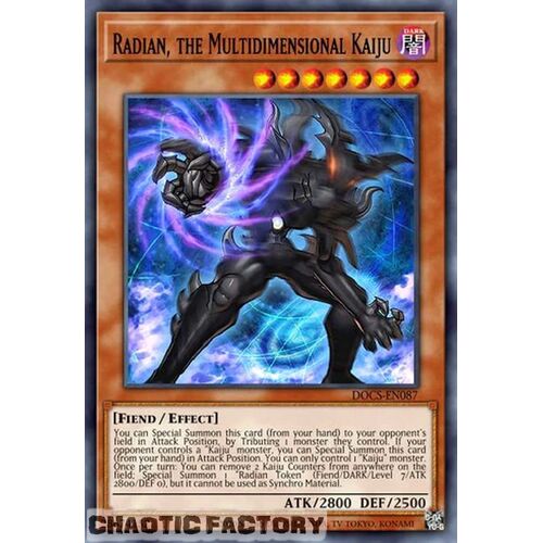 BLC1-EN035 Radian, the Multidimensional Kaiju Ultra Rare 1st Edition NM