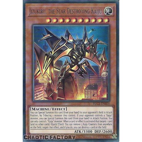 SILVER ULTRA RARE BLC1-EN036 Jizukiru, the Star Destroying Kaiju 1st Edition NM