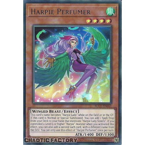 SILVER ULTRA RARE BLC1-EN041 Harpie Perfumer 1st Edition NM