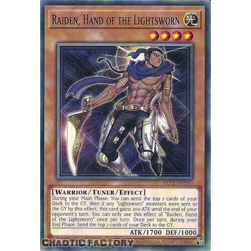 BLC1-EN060 Raiden, Hand of the Lightsworn Common 1st Edition NM