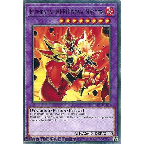 BLC1-EN068 Elemental HERO Nova Master Common 1st Edition NM