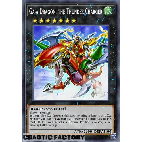 BLC1-EN071 Gaia Dragon, the Thunder Charger Common 1st Edition NM