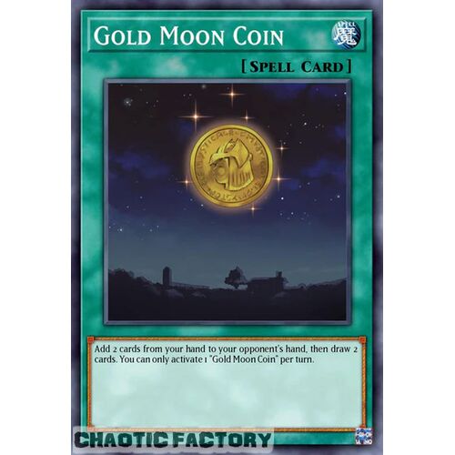 BLC1-EN078 Gold Moon Coin Common 1st Edition NM