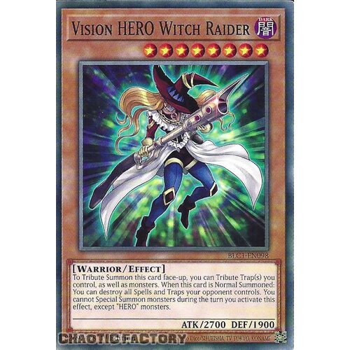 BLC1-EN098 Vision HERO Witch Raider Common 1st Edition NM