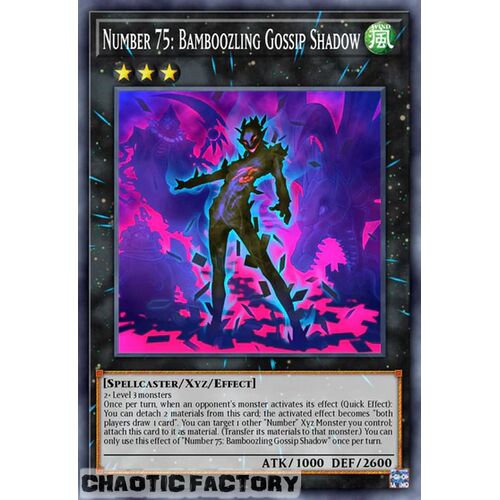 BLC1-EN110 Number 75: Bamboozling Gossip Shadow Common 1st Edition NM