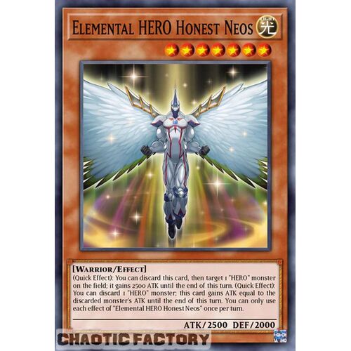 BLC1-EN120 Elemental HERO Honest Neos Common 1st Edition NM