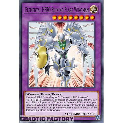 BLC1-EN139 Elemental HERO Shining Flare Wingman Common 1st Edition NM