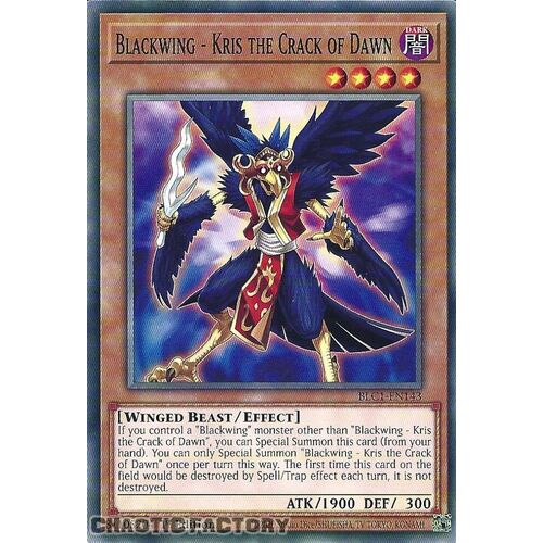 BLC1-EN143 Blackwing - Kris the Crack of Dawn Common 1st Edition NM