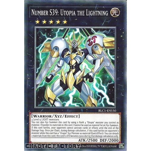 BLC1-EN150 Number S39: Utopia the Lightning Common 1st Edition NM