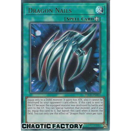 BLCR-EN003 Dragon Nails Ultra Rare 1st Edition NM