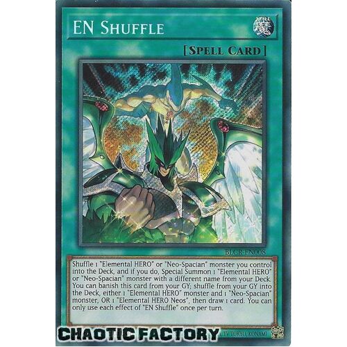 BLCR-EN008 EN Shuffle Secret Rare 1st Edition NM