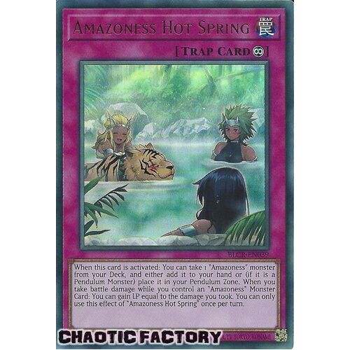 BLCR-EN039 Amazoness Hot Spring Ultra Rare 1st Edition NM