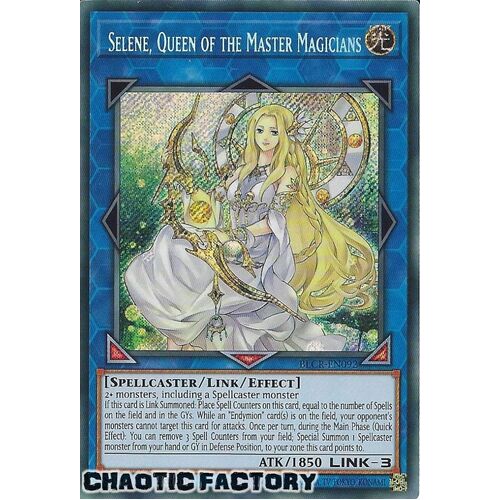 BLCR-EN092 Selene, Queen of the Master Magicians Secret Rare 1st Edition NM