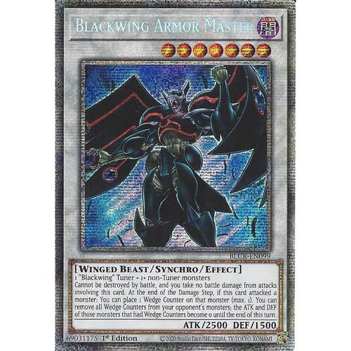 BLCR-EN099 Blackwing Armor Master Starlight Rare 1st Edition NM