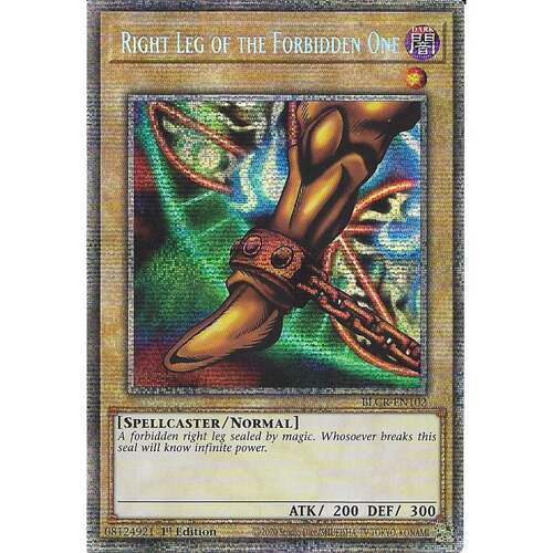 BLCR-EN102 Right Leg of the Forbidden One Starlight Rare 1st Edition NM