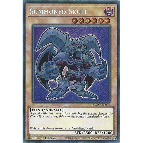 BLGG-EN001 Summoned Skull Chibi artwork Secret Rare 1st Edition NM