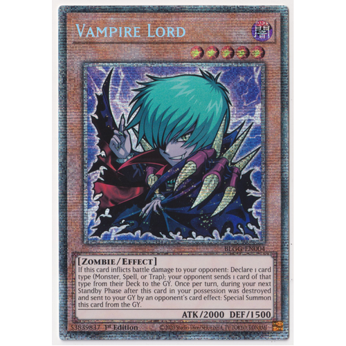 BLGG-EN004 Vampire Lord Chibi artwork Starlight Rare 1st Edition NM