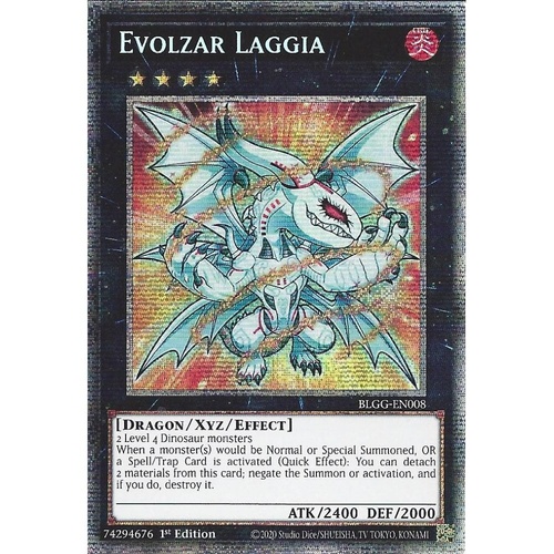 BLGG-EN008 Evolzar Laggia Chibi artwork Starlight Rare 1st Edition NM