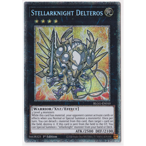 BLGG-EN010 Stellarknight Delteros Chibi artwork Starlight Rare 1st Edition NM