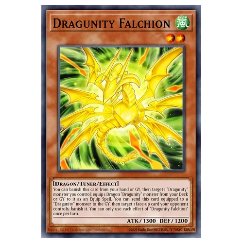 BLGG-EN012 Dragunity Falchion Ultra Rare 1st Edition NM