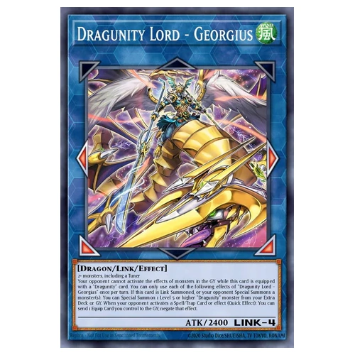 BLGG-EN014 Dragunity Lord - Georgius Secret Rare 1st Edition NM