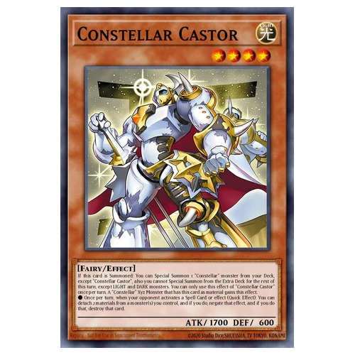 BLGG-EN016 Constellar Castor Secret Rare 1st Edition NM