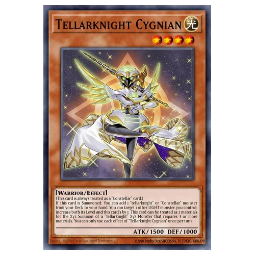 BLGG-EN017 Tellarknight Cygnian Secret Rare 1st Edition NM