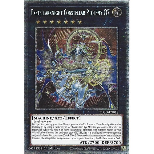 BLGG-EN018 Exstellarknight Constellar Ptolemy Ω7 Starlight Rare 1st Edition NM