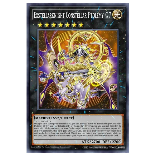 BLGG-EN018 Exstellarknight Constellar Ptolemy Ω7 Secret Rare 1st Edition NM
