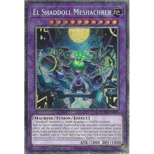 BLGG-EN022 El Shaddoll Meshachrer Starlight Rare 1st Edition NM
