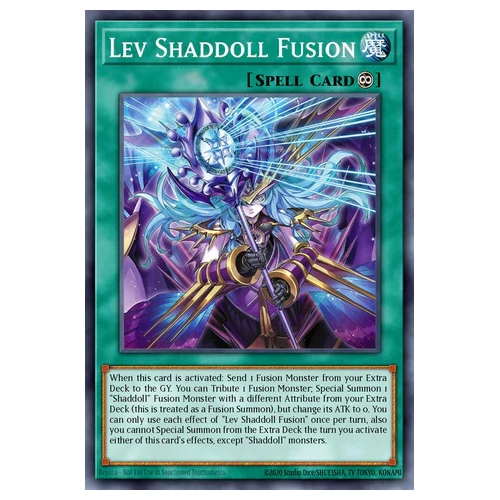 BLGG-EN024 Lev Shaddoll Fusion Secret Rare 1st Edition NM