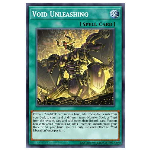 BLGG-EN025 Void Unleashing Secret Rare 1st Edition NM