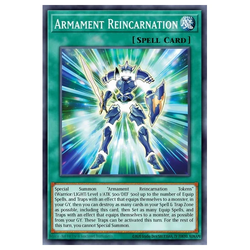 BLGG-EN027 Armament Reincarnation Ultra Rare 1st Edition NM