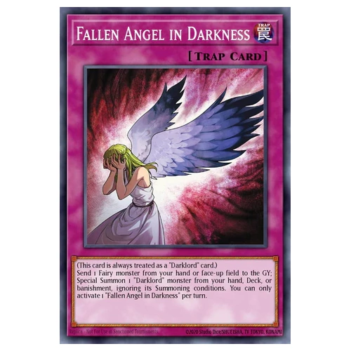 BLGG-EN031 Fallen Angel in Darkness Secret Rare 1st Edition NM
