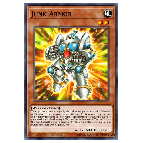 BLGG-EN032 Junk Armor Secret Rare 1st Edition NM