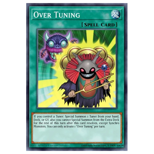 BLGG-EN034 Over Tuning Secret Rare 1st Edition NM