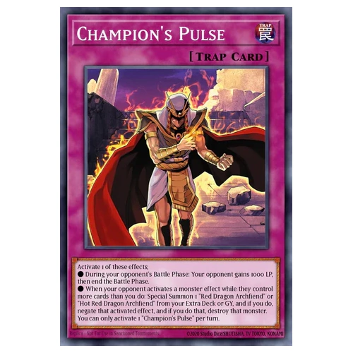 BLGG-EN035 Champion's Pulse Secret Rare 1st Edition NM